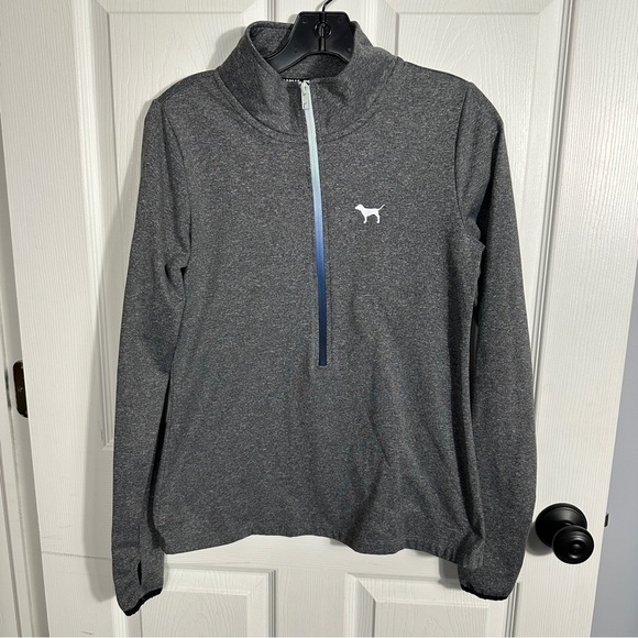 PINK Ultimate 1/2 zip pullover lightweight activewear sweater, size M - Picture 1 of 11